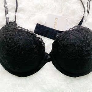 NWT La Perla Black Lace Molded Underwire Bra